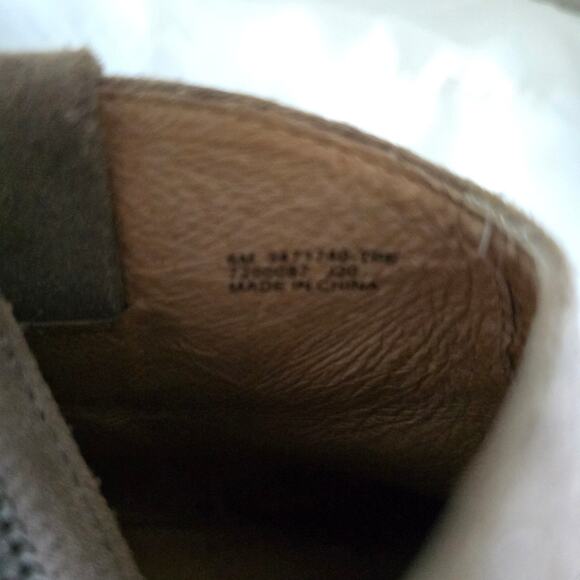 Frye Reina Ankle Western Suede Boots Booties Tan/Gray Size US 6M Boho - Picture 8 of 10